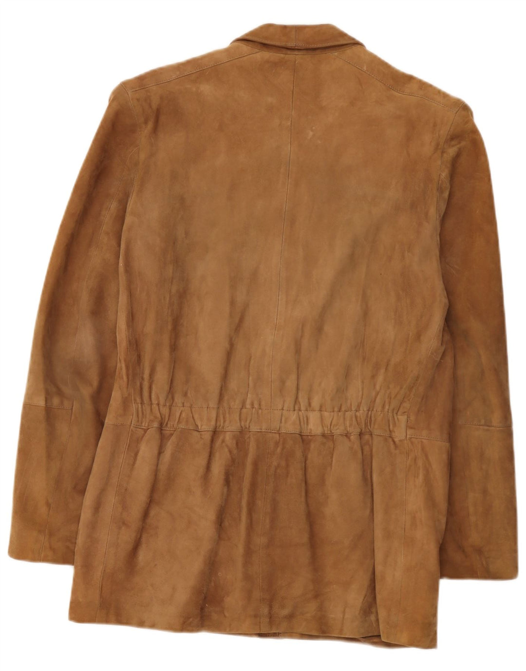 veste en daim homme vintage IT 48 cuir marron moyen