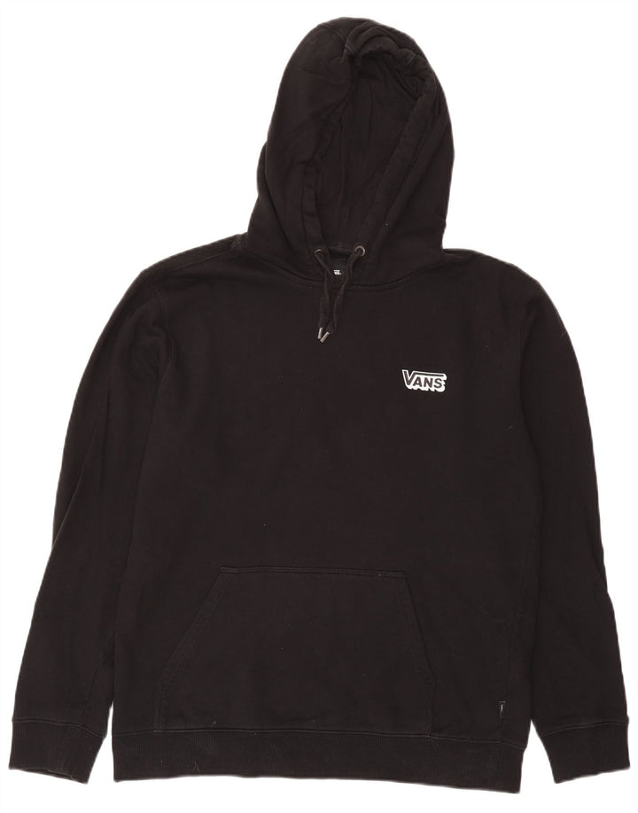Vans Pull à capuche graphique en coton noir moyen pour homme