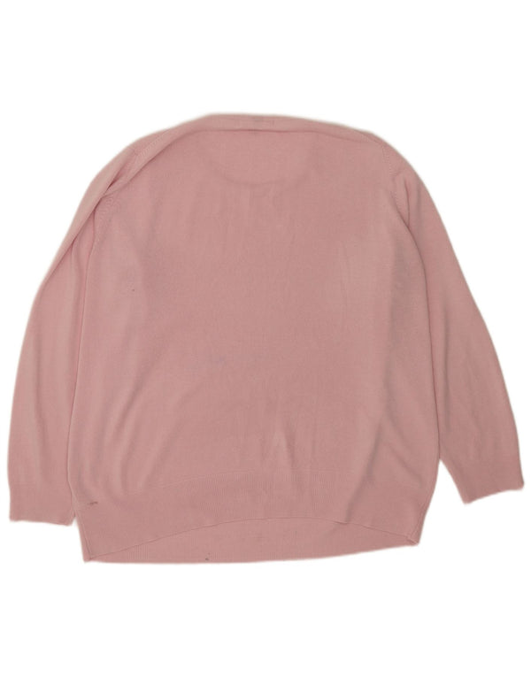 Marks & Spencer Pull ras du cou pour femme UK 18 XL Rose