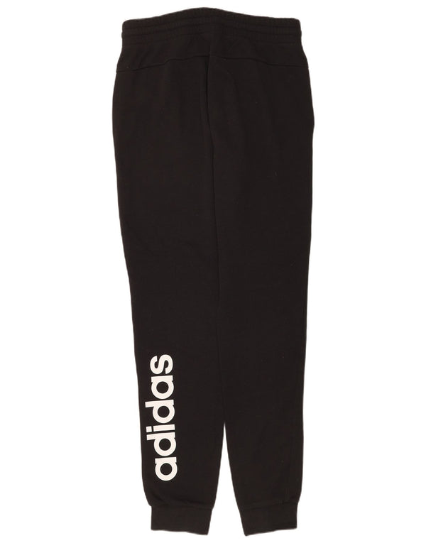 Adidas Pantalon de survêtement graphique pour femme Joggers UK 8/10 Petit coton noir