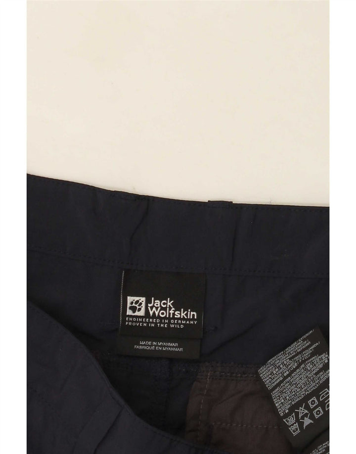 Jack Wolfskin Short Cargo Homme W36 Large Bleu Marine Polyamide
