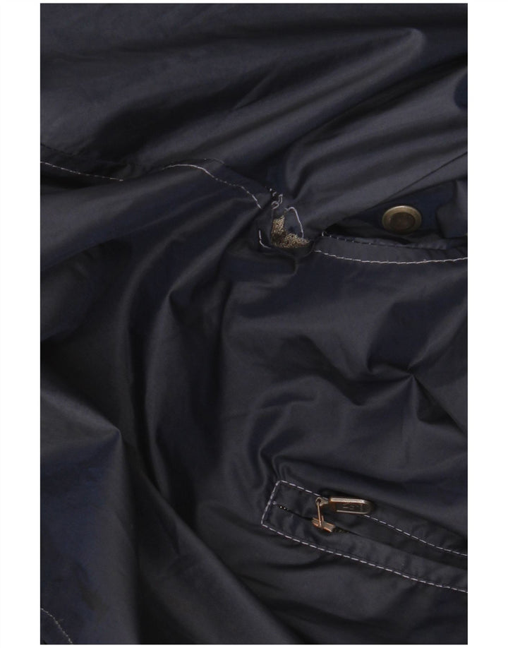 Belstaff Veste Bomber Femme UK 14 Medium Bleu Marine Nylon