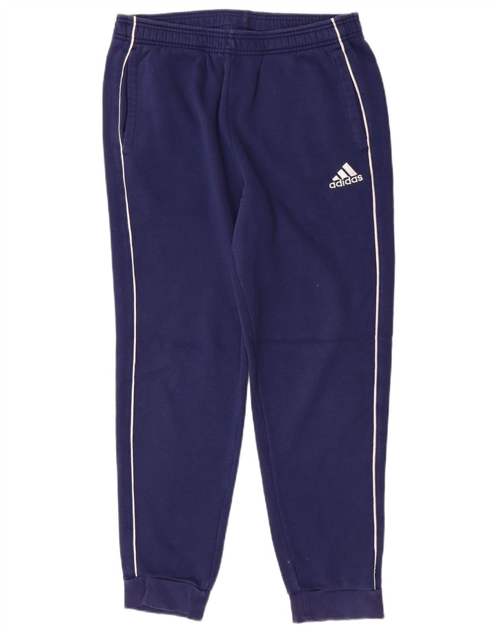 Adidas Pantalon de survêtement pour homme en coton bleu marine moyen