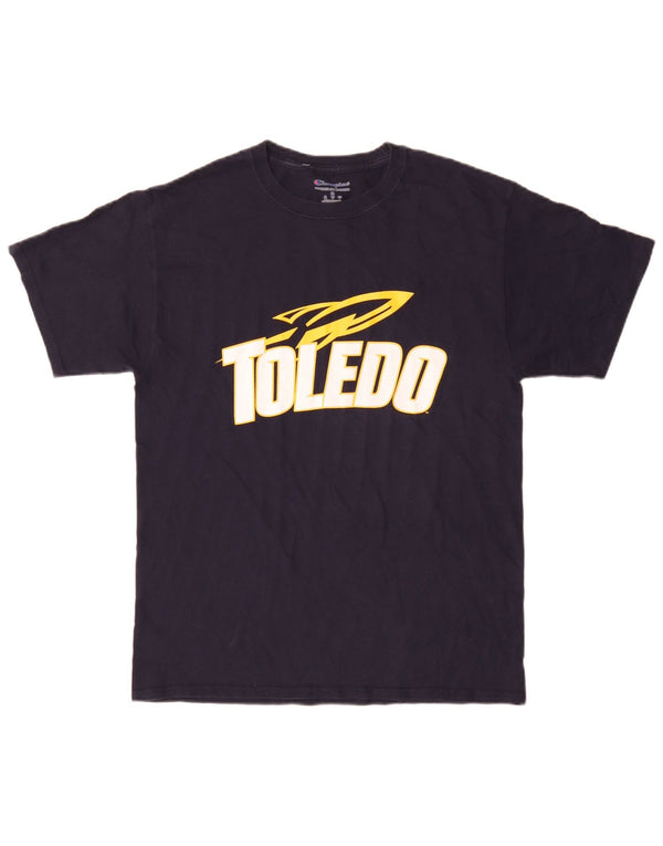 Champion T-Shirt Graphique Toledo Rockets Homme Bleu Marine Moyen