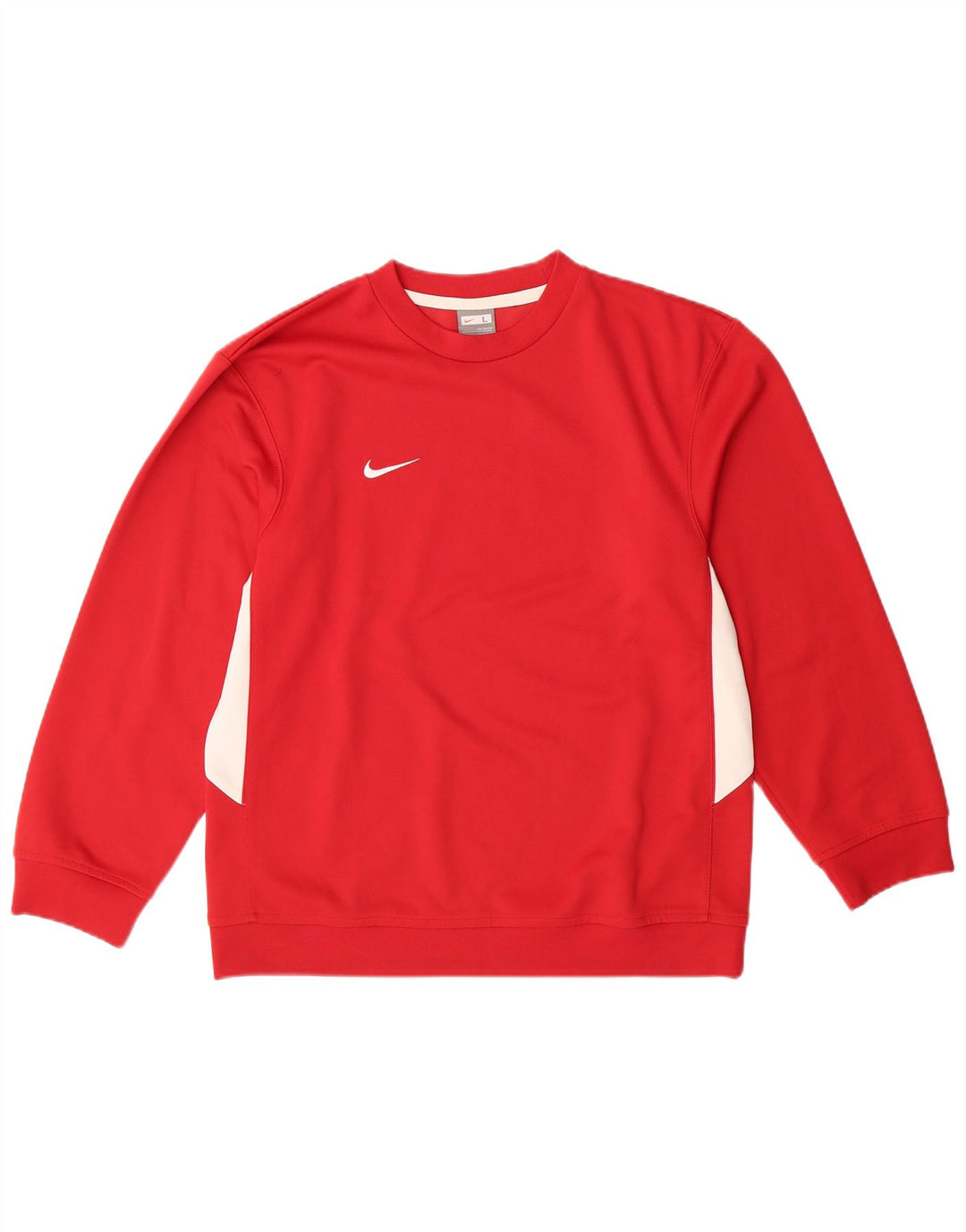 NIKE Sweat-shirt pour garçon 12-13 ans Grand Rouge Colorblock Polyester