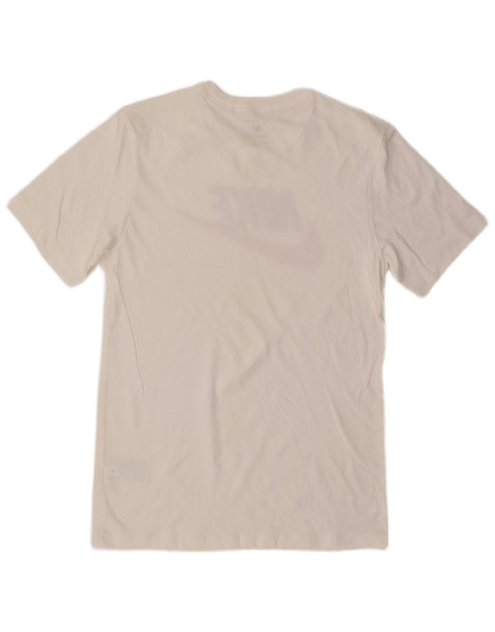 Nike T-shirt graphique pour hommes, petit, en coton blanc