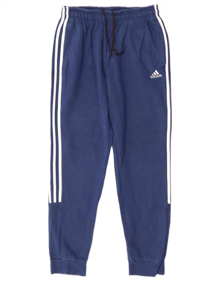 ADIDAS Pantalon de survêtement pour homme en coton bleu moyen