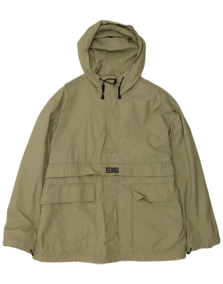 CAT Veste Anorak à capuche pour homme UK 40 Large Kaki Coton