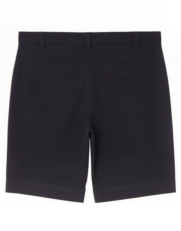 Marks & Spencer Short Chino Femme UK 14 Large W32 Bleu Marine Coton