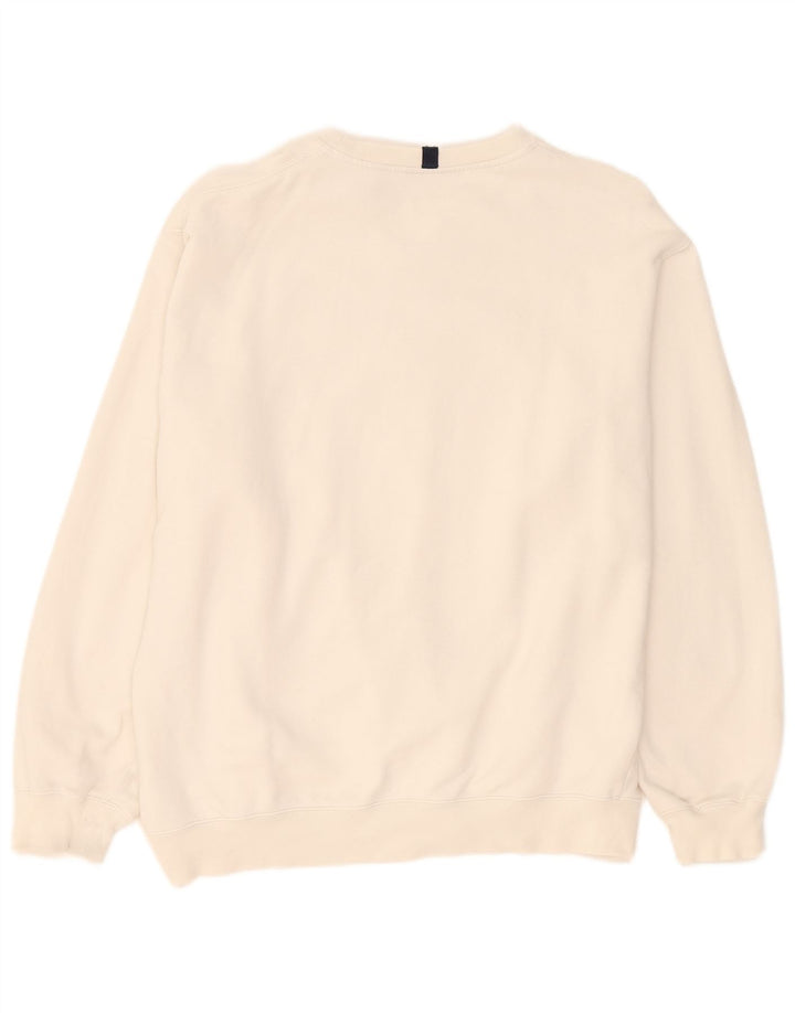 Kappa Sweat-shirt graphique pour homme XL en coton blanc