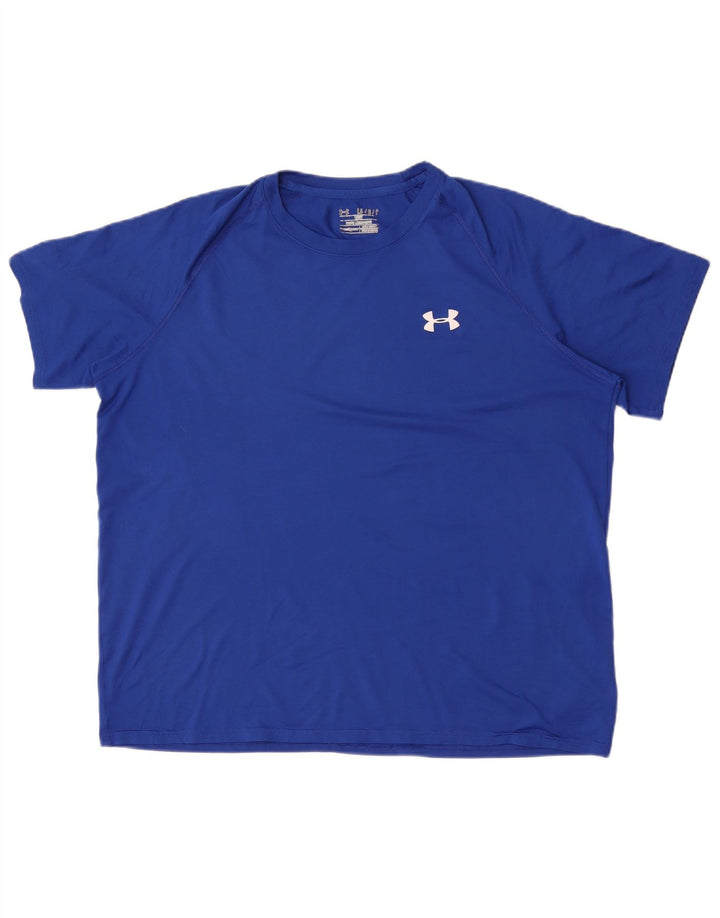 Under Armour T-Shirt Homme Haut Large Bleu Polyester