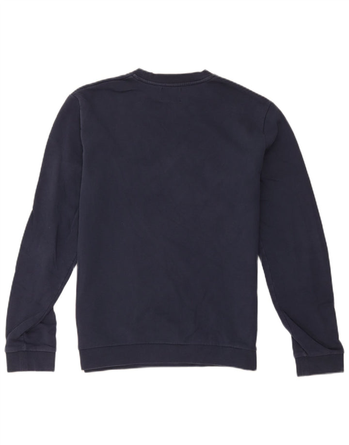 Iceberg Sweat-Shirt Graphique Homme Bleu Marine Moyen Coton