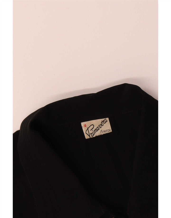 Primavera Firenze Chemisier Femme UK 18 XL Noir Polyester