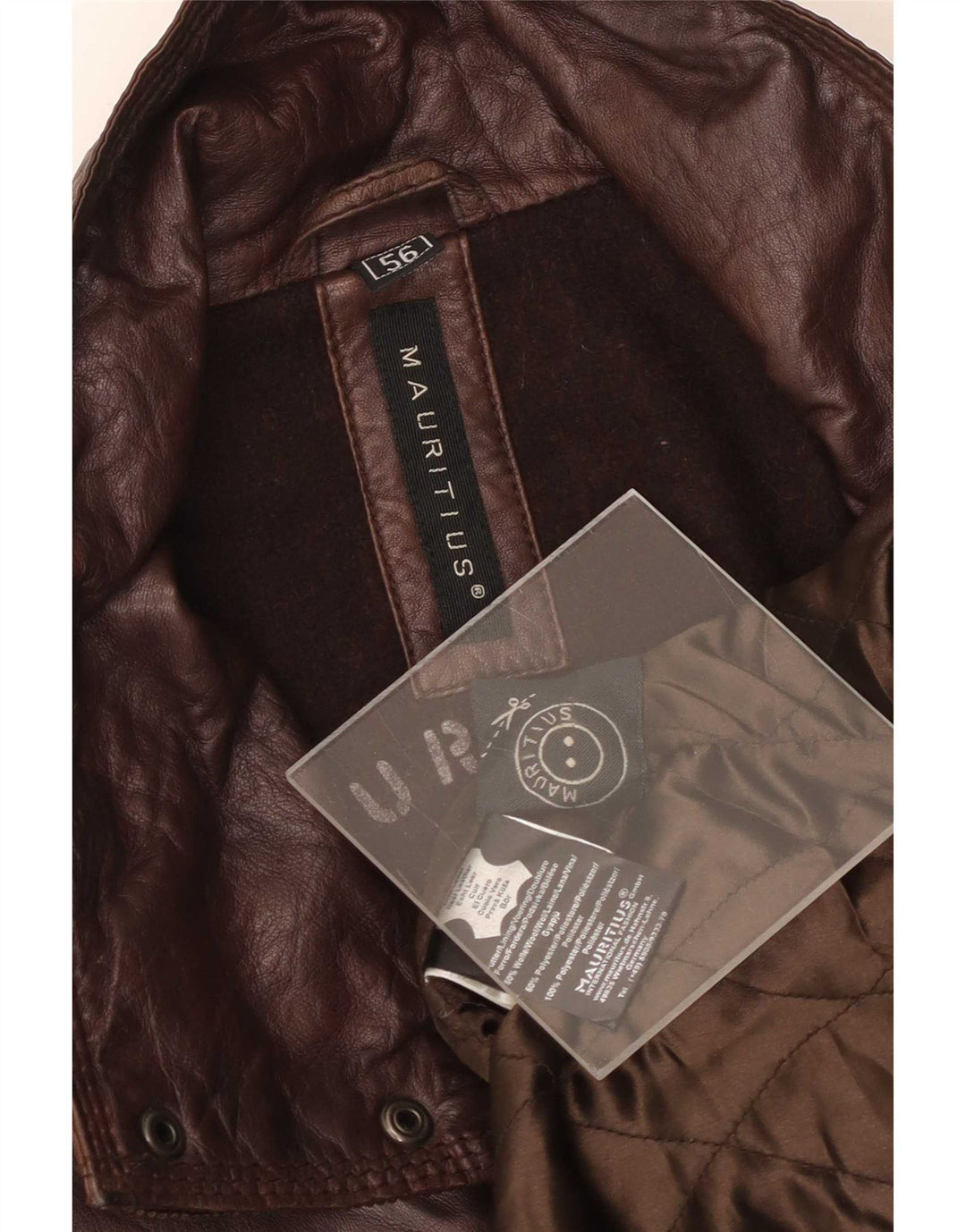 Veste en cuir homme Mauritius IT 56 3XL marron