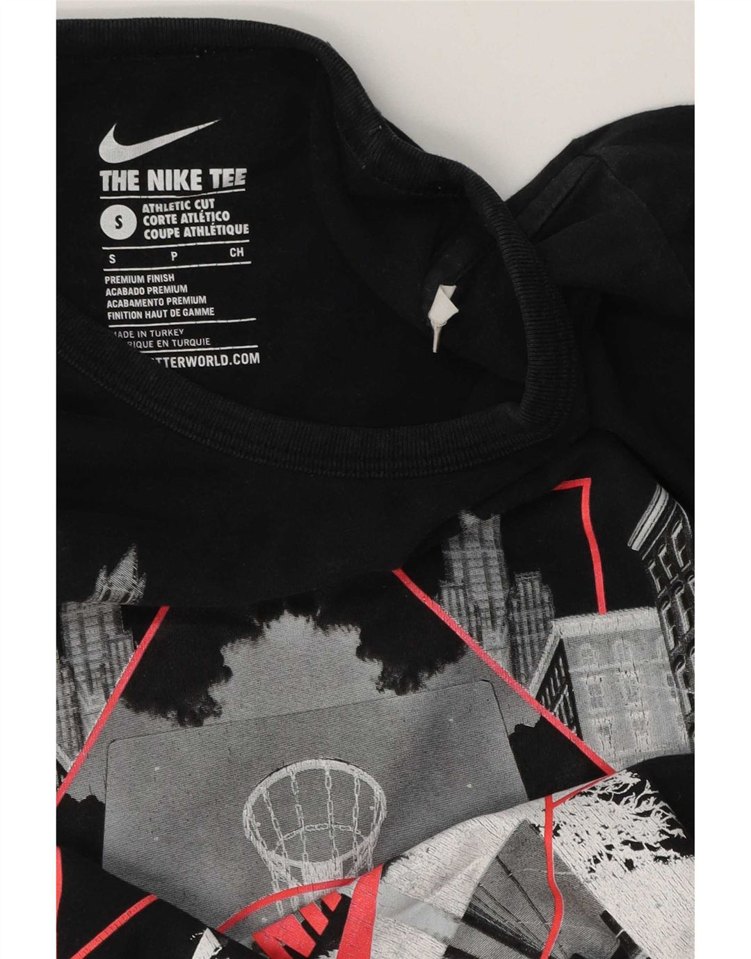 Nike T-shirt graphique coupe athlétique pour homme, petit, noir