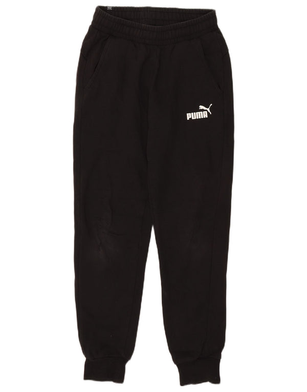Puma Pantalon de survêtement pour homme en coton noir Taille S