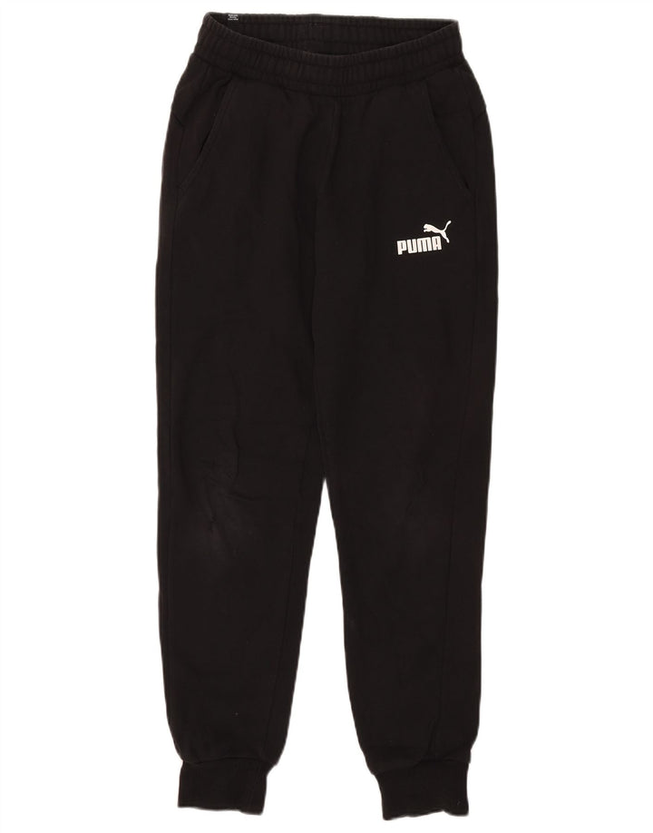 Puma Pantalon de survêtement pour homme en coton noir Taille S