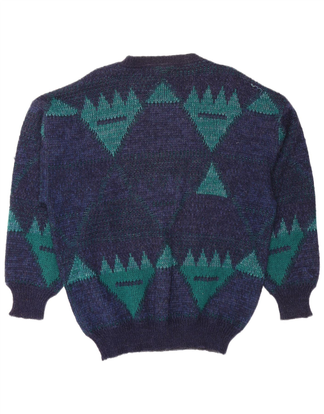 4 CASTELLA Pull Col Bateau Homme IT 56 XL Bleu Marine Géométrique