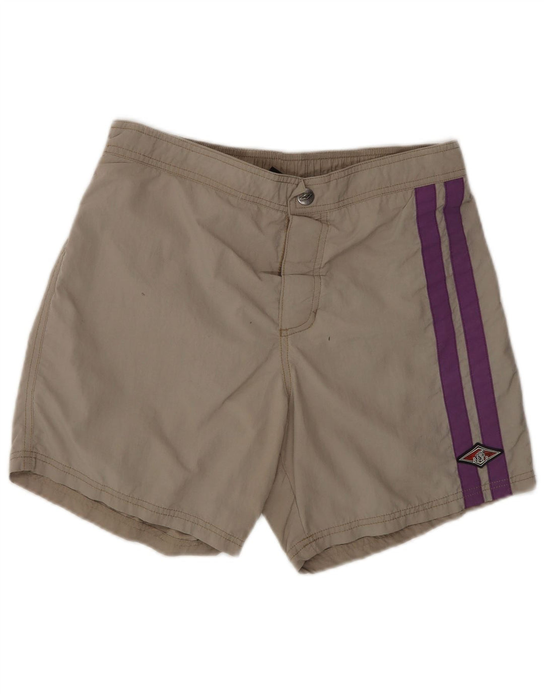 Bear Short de Bain Homme Gris Moyen Colorblock Polyester