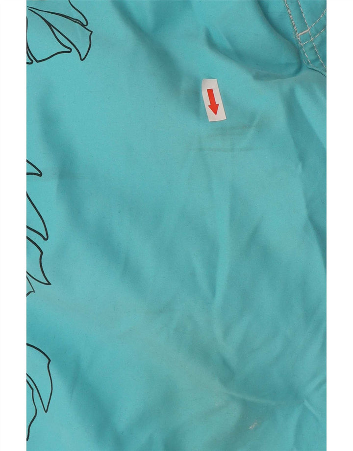 Billabong Short de bain graphique pour hommes en polyester à fleurs bleues