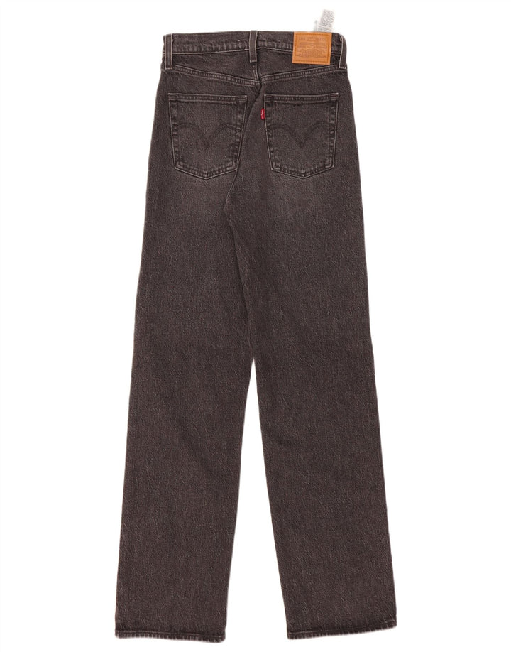 LEVI'S Jean droit femme Ribcage W25 L32 gris coton