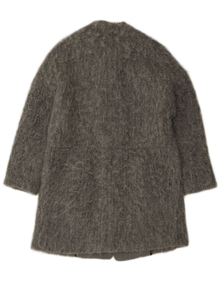 Zara Manteau ouvert pour femme UK 14 Gris moyen