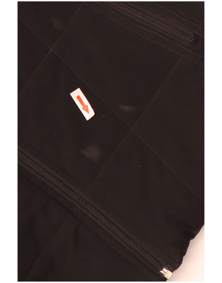 Adidas Veste rembourrée à capuche pour femme UK 8 Small Noir Polyester