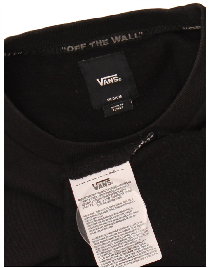 VANS Sweat-shirt graphique pour homme en coton noir moyen