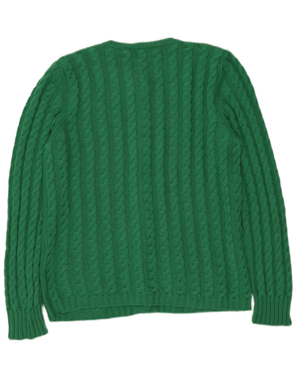 Marya Cardigan Femme Pull UK 20 2XL Vert Laine Mérinos
