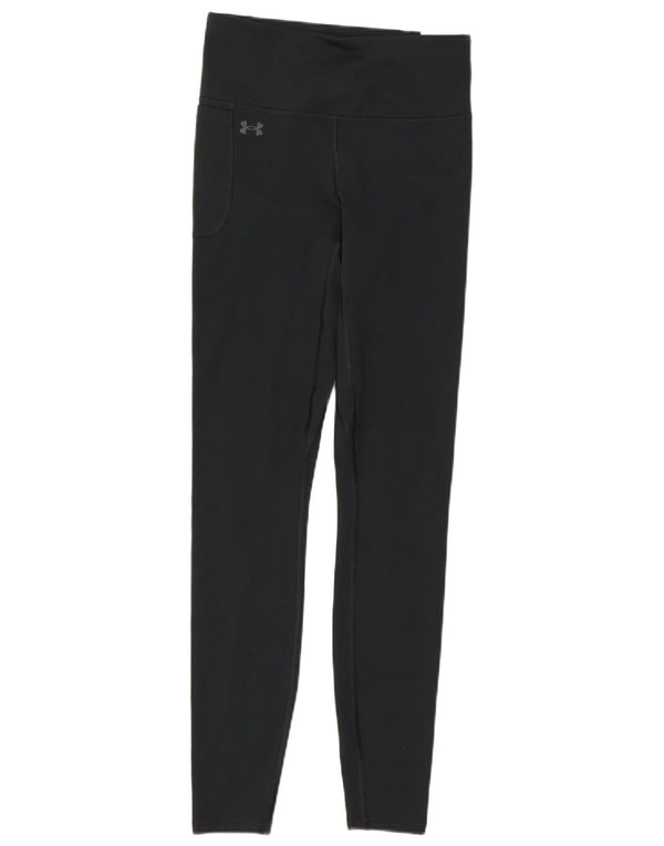 Under Armour Leggings Femme UK 8 Small Noir Polyester