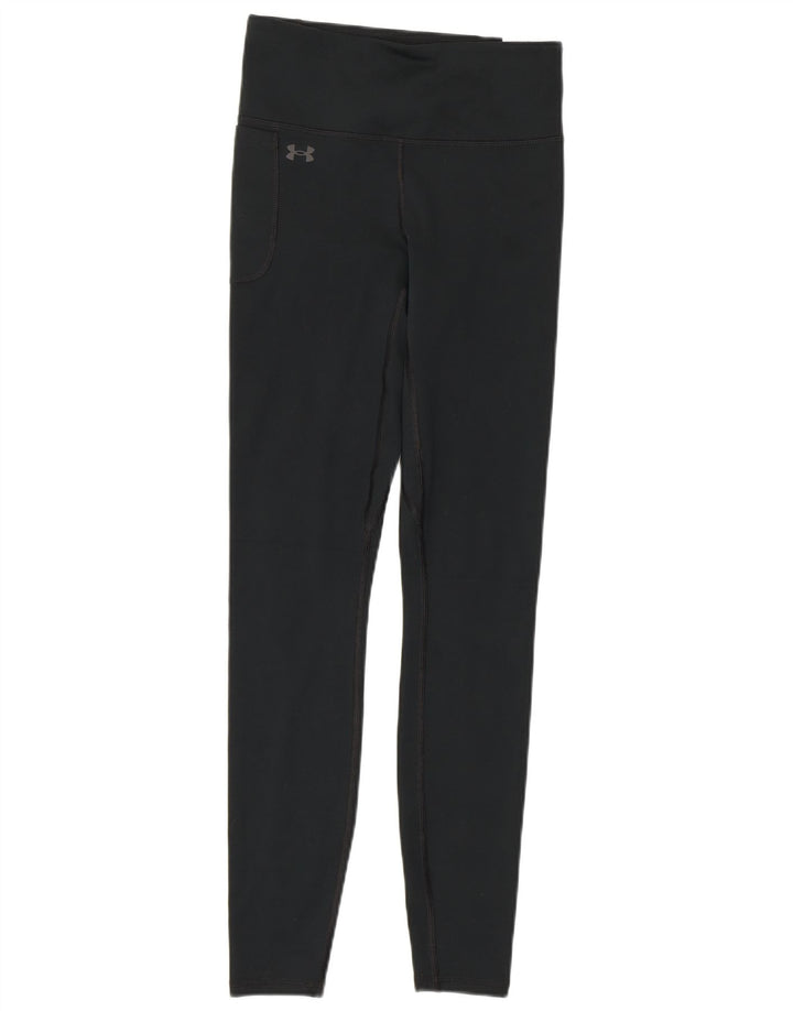 Under Armour Leggings Femme UK 8 Small Noir Polyester