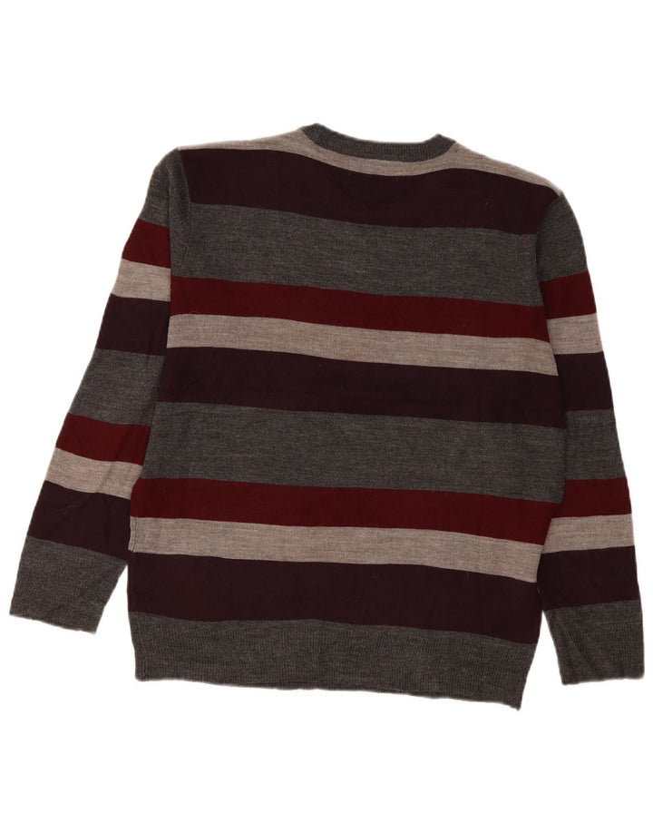 Pierre Cardin Pull col rond homme petit rayé multicolore