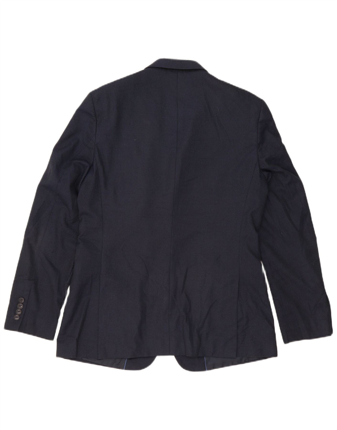 Marks & Spencer Veste blazer à 2 boutons pour homme UK 42 Large Bleu marine Polyester