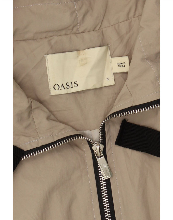 OASIS Womens Oversized Overcoat UK 12 Medium Beige Polyester Vintage Oasis and Second-Hand Oasis from Messina Hembry 