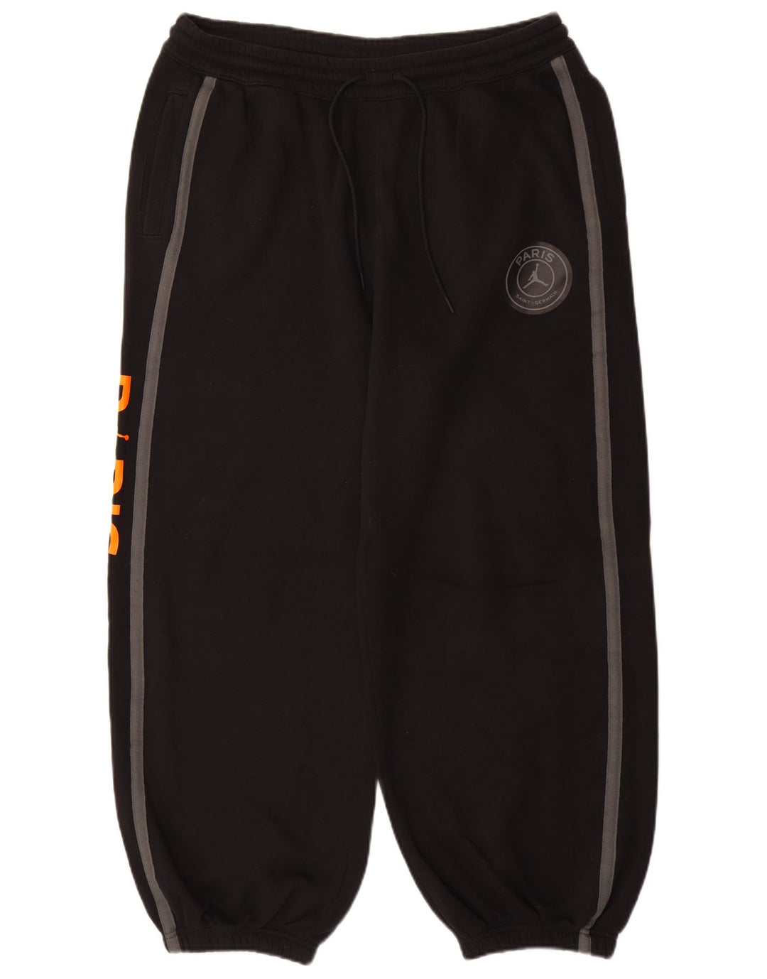 JORDAN Pantalon de survêtement graphique Paris pour hommes Joggers grand coton noir