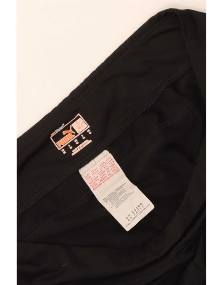 Puma Legging Capri Femme UK 44 Large Noir Polyester