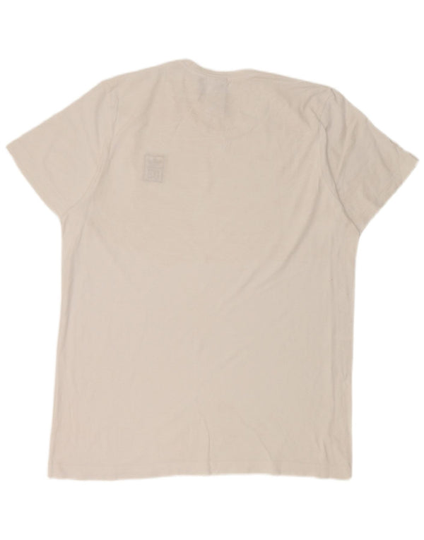 Adidas T-Shirt Homme Haut Grand Coton Blanc