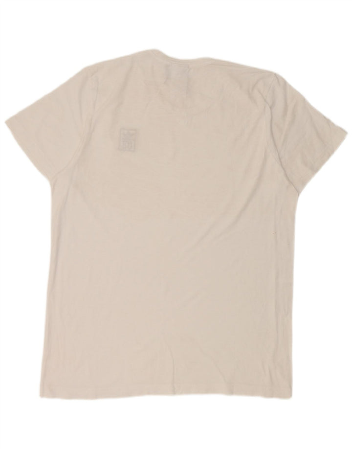 Adidas T-Shirt Homme Haut Grand Coton Blanc