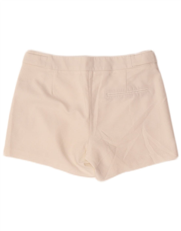 Short Chino Femme Zara XS W24 Coton Blanc
