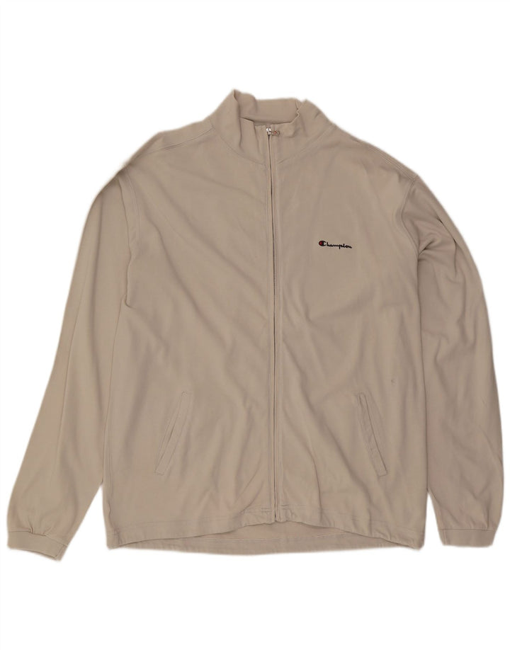 Champion Veste de survêtement pour homme 2XL en coton beige