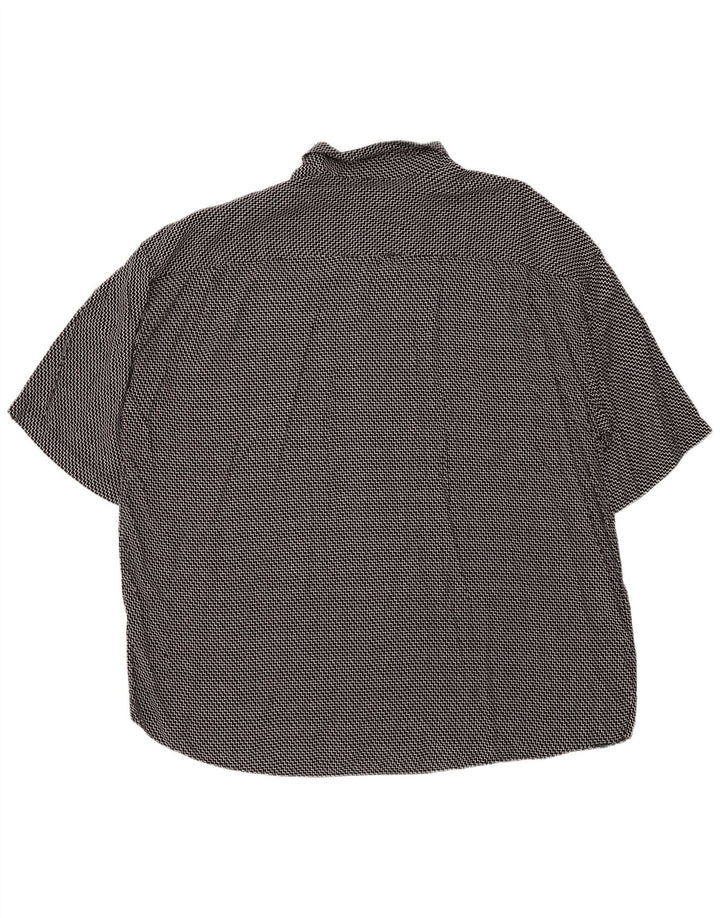 MAXFORT Chemise à manches courtes pour hommes 5XL Chevron noir