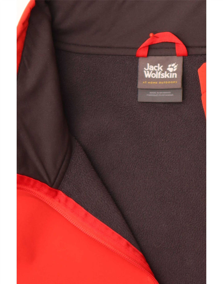 Jack Wolfskin Veste de survêtement pour homme UK 50 3XL Rouge Polyester