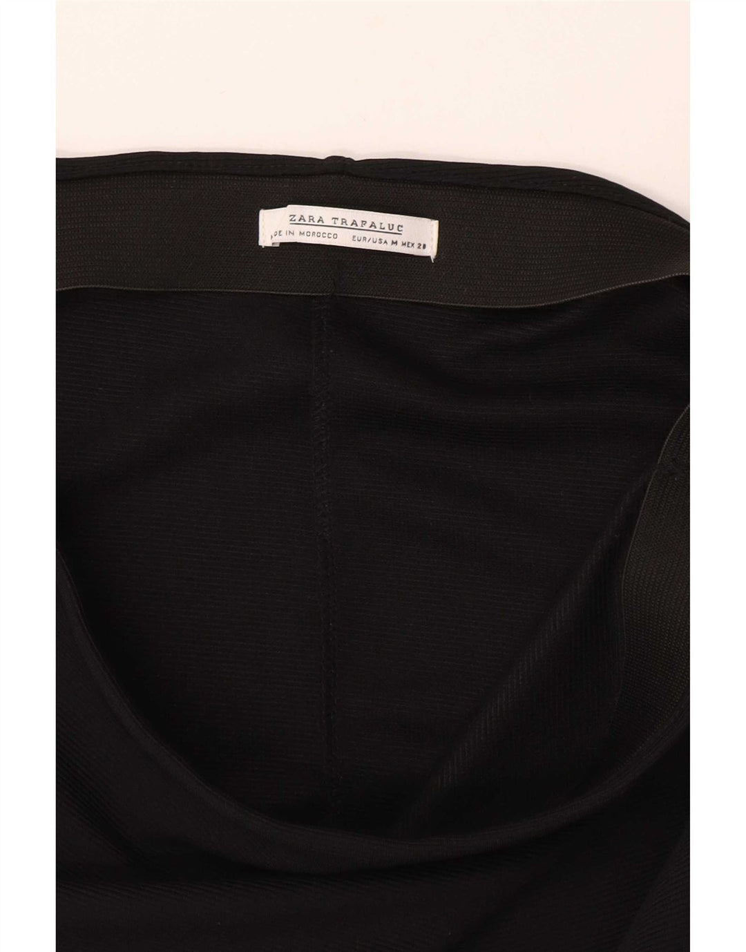 Zara Femme Trafaluc Mini Jupe Moyenne W28 Noir