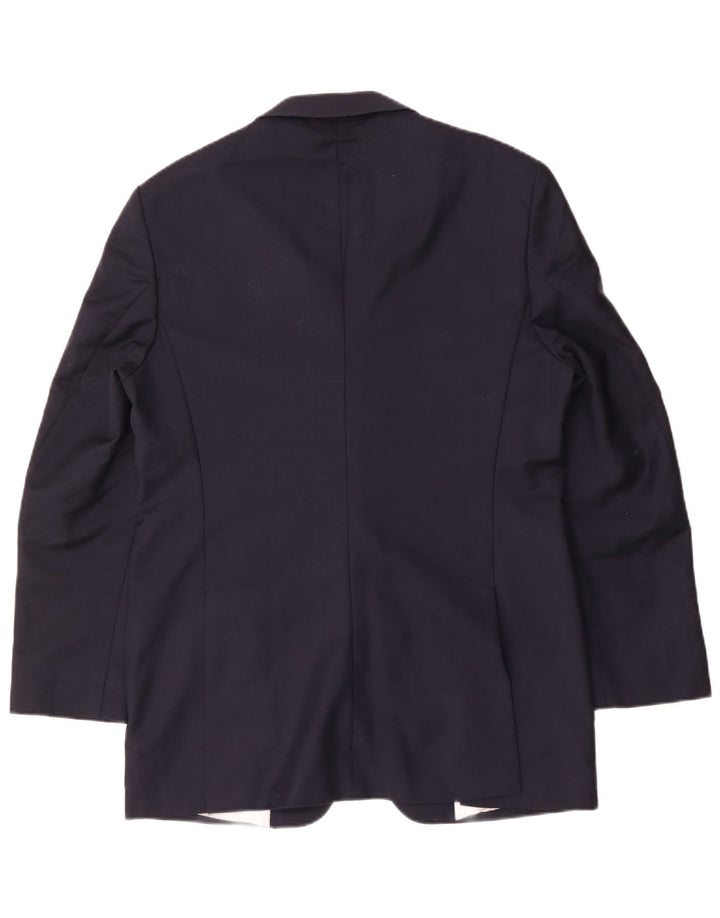 Zara Veste Blazer 2 Boutons Homme EU 54 XL Bleu Marine