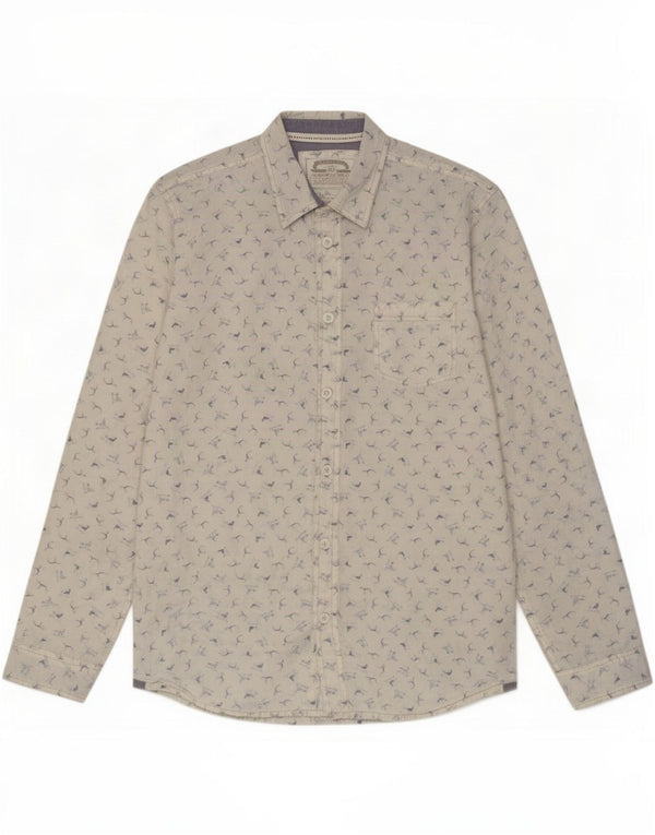 Chemise Slim Fit Homme White Stuff Coton Imprimé Animal Moyen