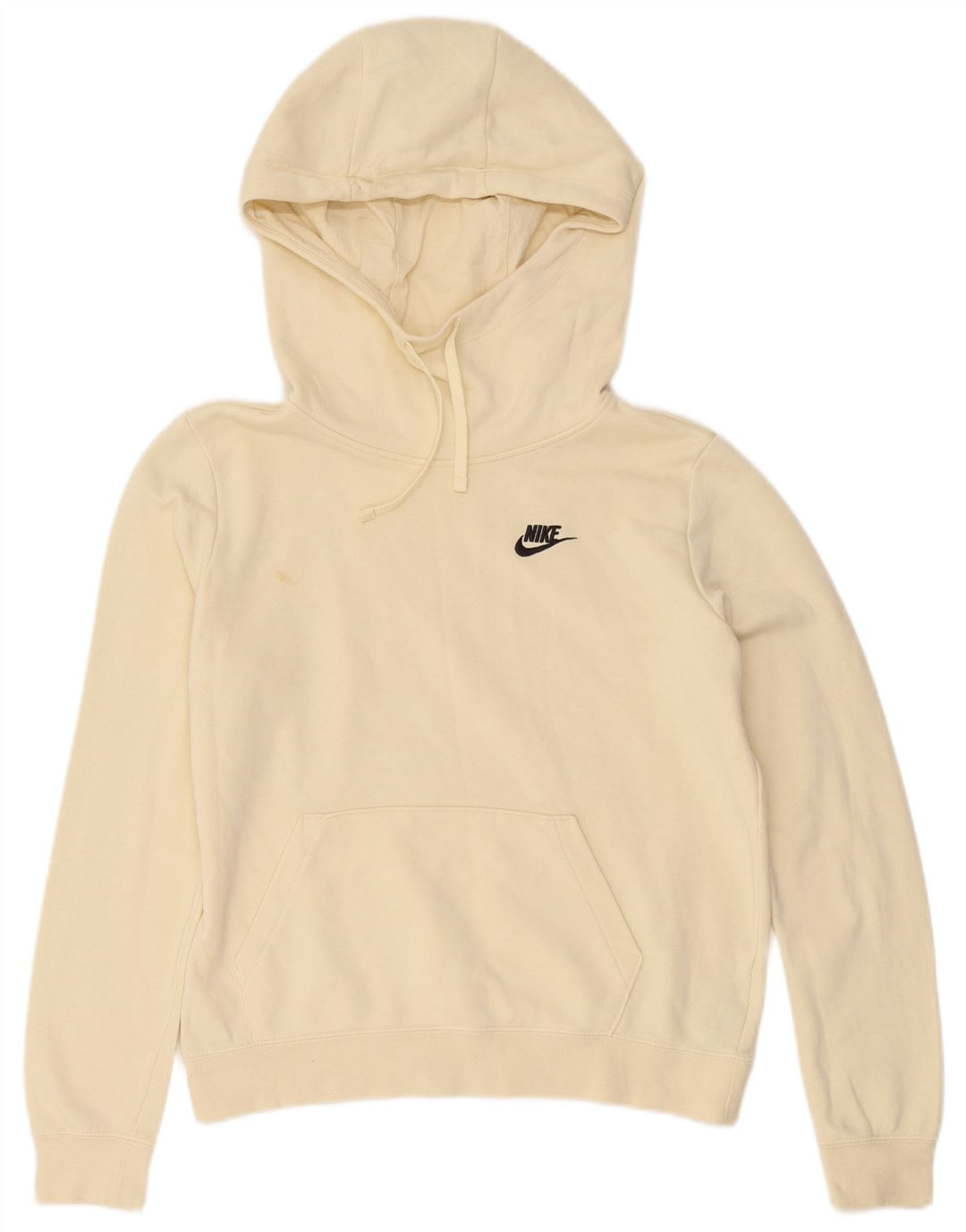 Nike Pull à capuche pour homme Petit coton beige