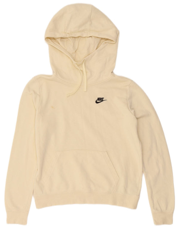 Nike Pull à capuche pour homme Petit coton beige