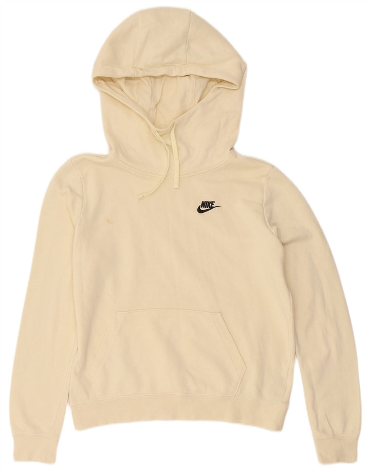 Nike Pull à capuche pour homme Petit coton beige