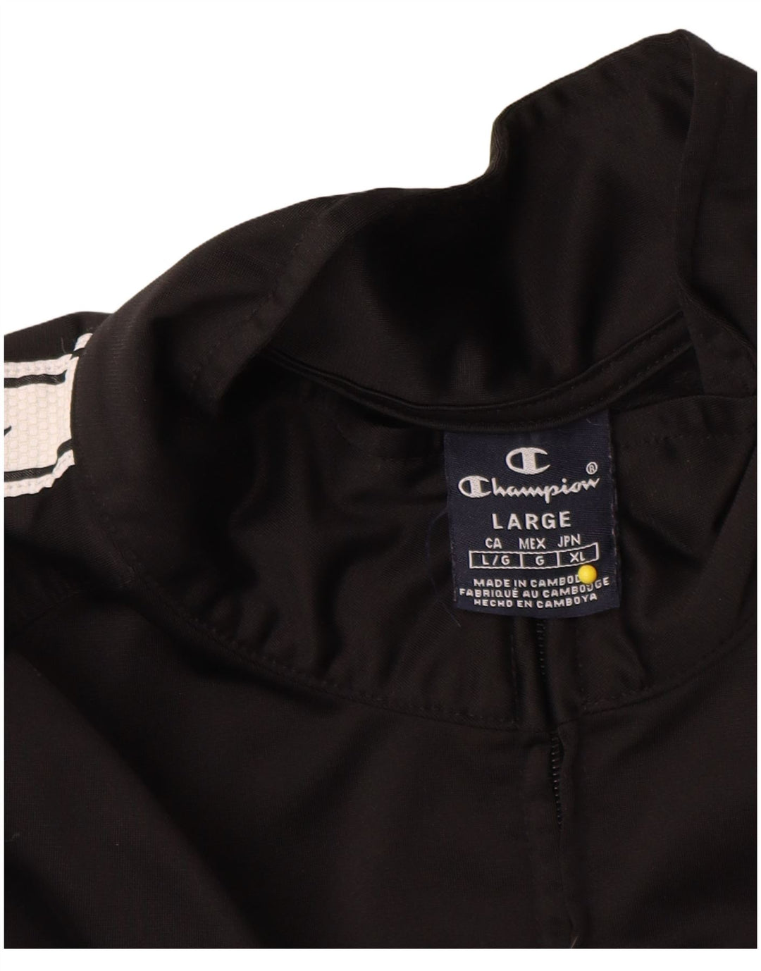 Champion Veste de Survêtement Graphique pour Homme Grand Noir Colorblock