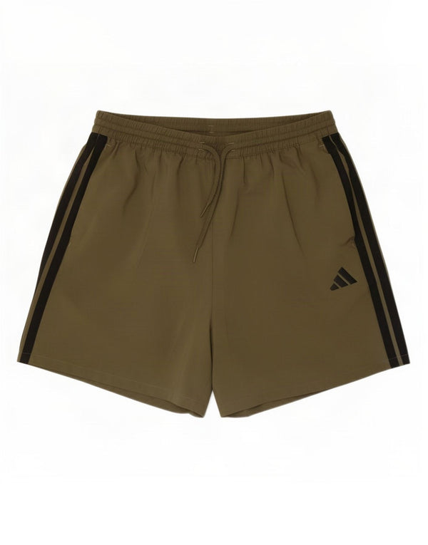 Adidas Short de sport pour homme XL Kaki Polyester